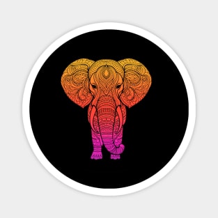 Elephant in color Magnet